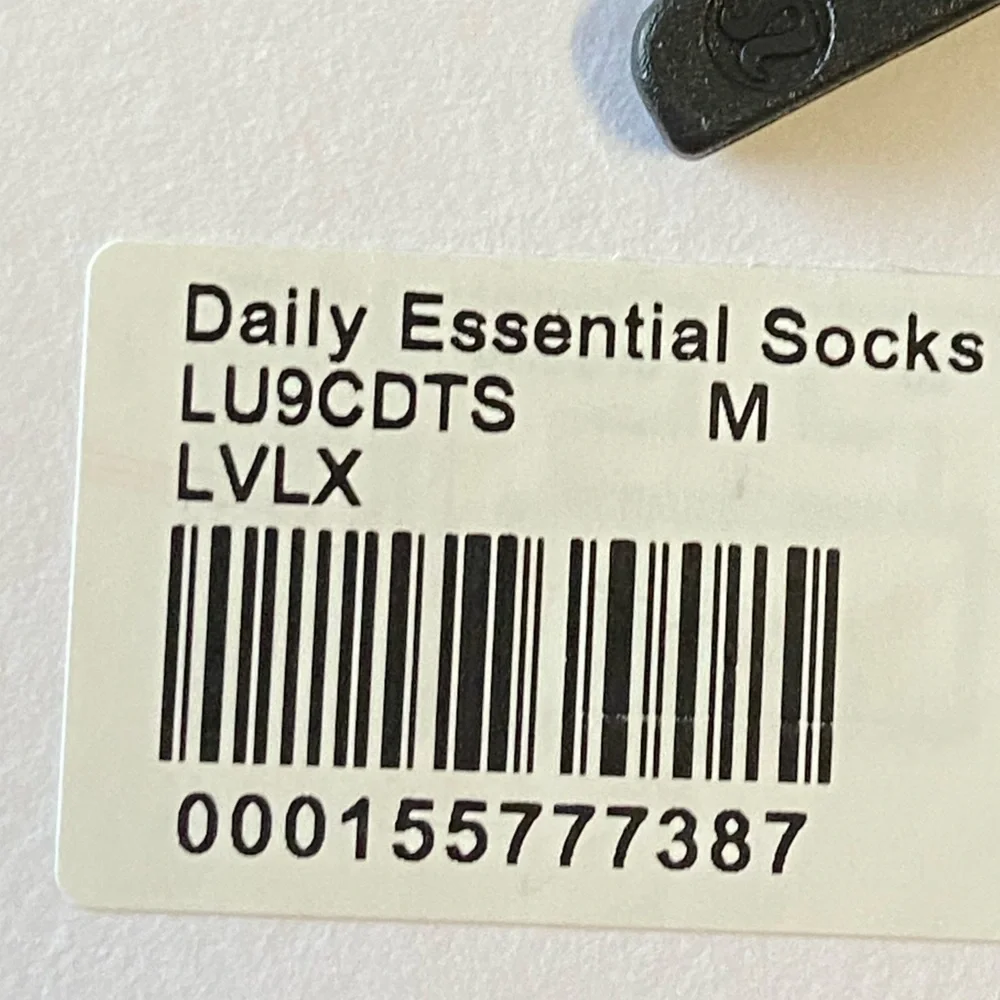 lululemon athletica Pink/lavender Daily Essential Socks size M - Picture 2 of 2